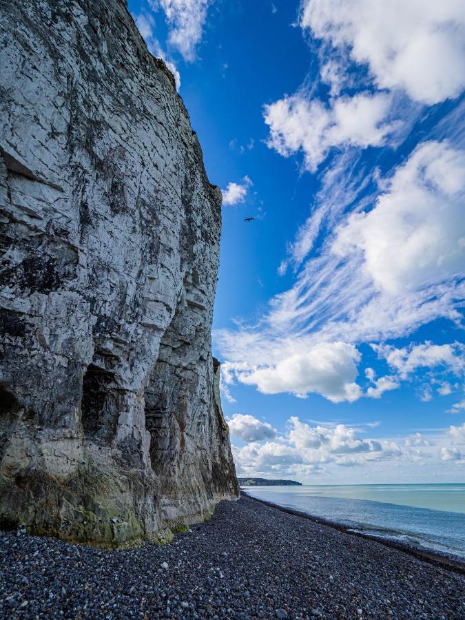 Апартаменти L'Horizon Bleu - Vue Panoramique & Proche Plage - Espace & Confort Дьєпп Екстер'єр фото